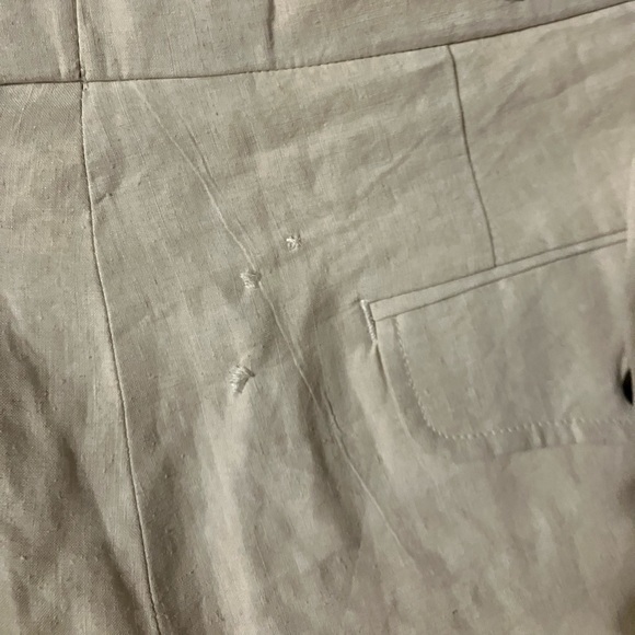 BODE New York handmade linen trousers with BEAUTIFUL hand embroidered details - Picture 3 of 7